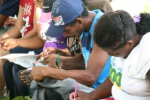 “Slavery, No Way!” activity in the Bom Jesus settlement created by landless workers. Photo: Gustavo Ohara
